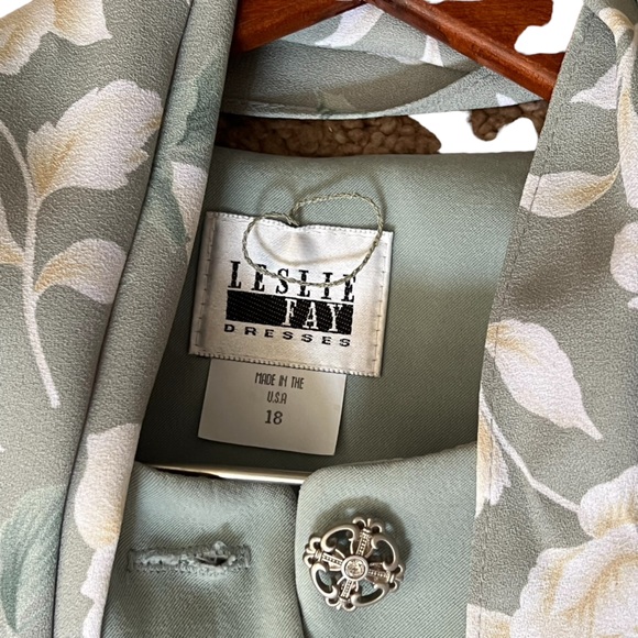 Vintage Leslie Fay - Womens 3pc Floral Skirt Set - Picture 4 of 9